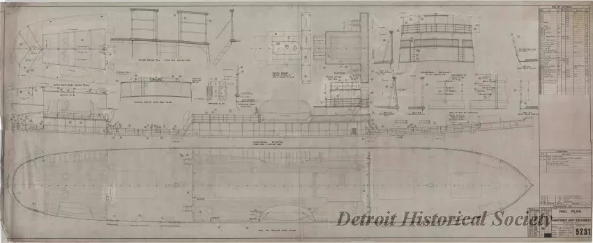 Drawing, Technical - Rail Plan