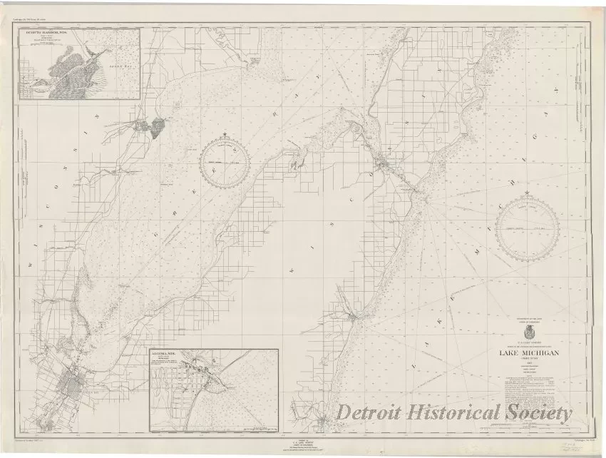 Chart, Navigational - Lake Michigan