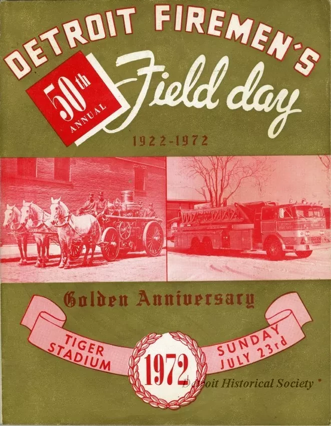 Program - Detroit Firemen's 50th Annual Field Day