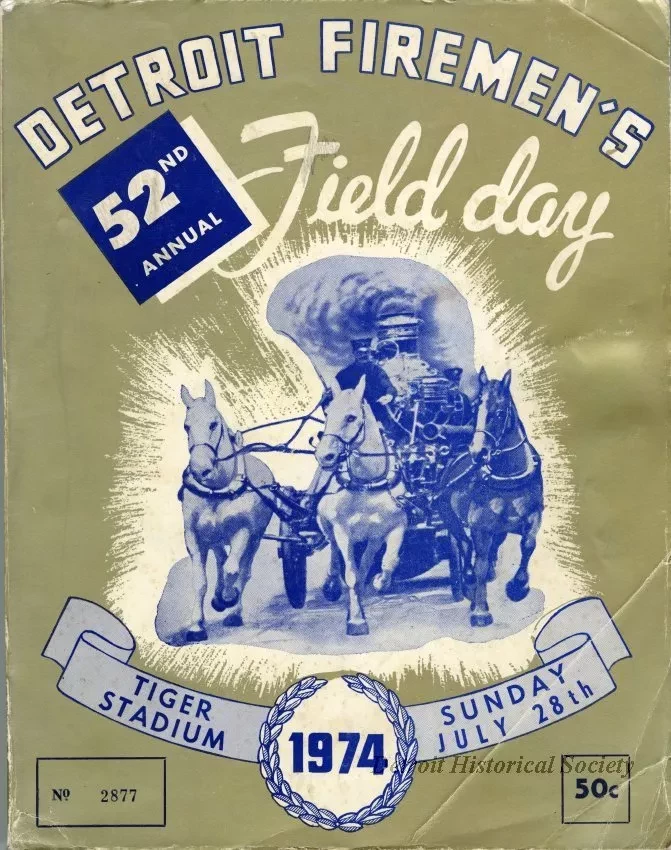 Program - Detroit Firemen's 52nd Annual Field Day