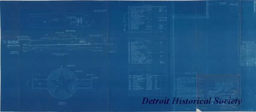 Blueprint - 63 Ft. Aircraft Rescue Boat - Mark 3, 
Painting Schedule
