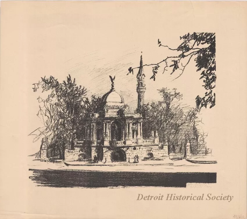 Print - Hurlbut Memorial Gate