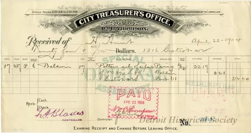 Receipt
