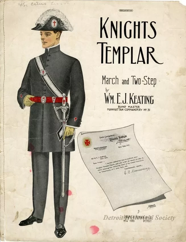 Music, Sheet - Knights Templar March and Two-Step