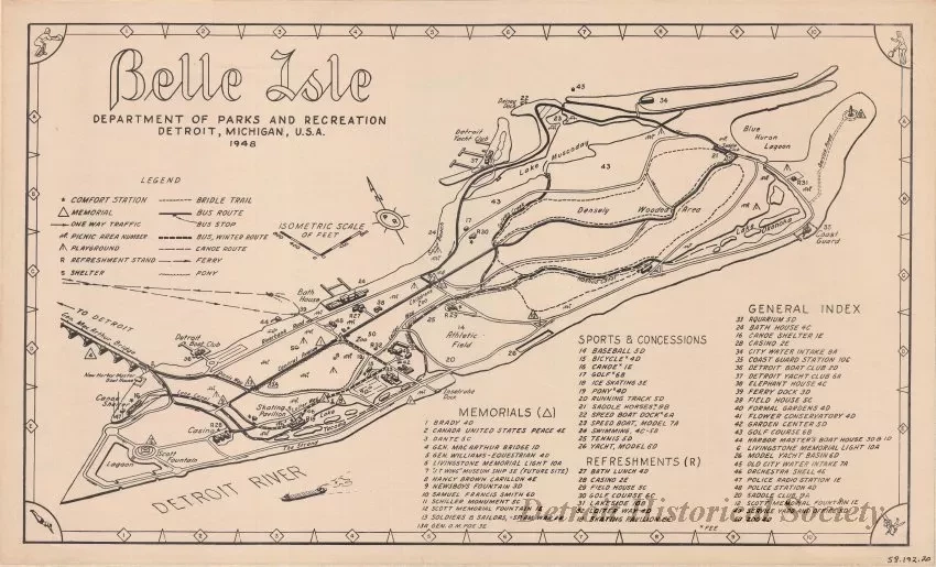 Map - Belle Isle