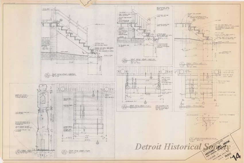 Blueprint - Historic Fort Wayne,
Post Hospital Restoration