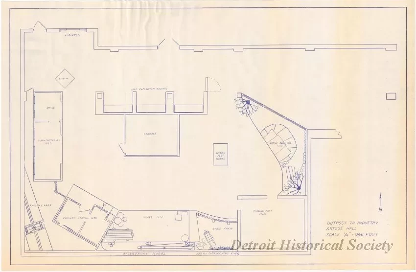 Blueprint - Outpost to Industry - Kresge Hall
