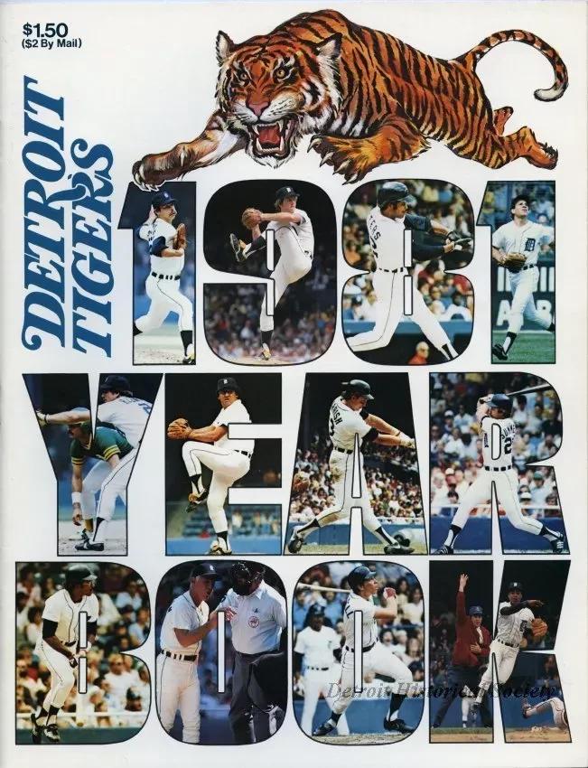 Yearbook - Detroit Tigers 1981 Yearbook
