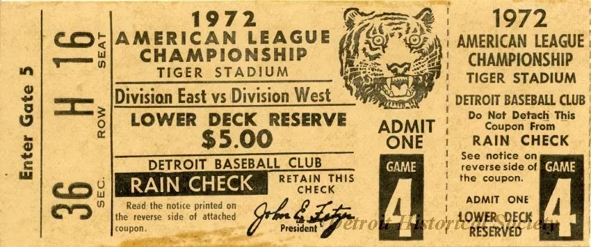 Ticket, Admission