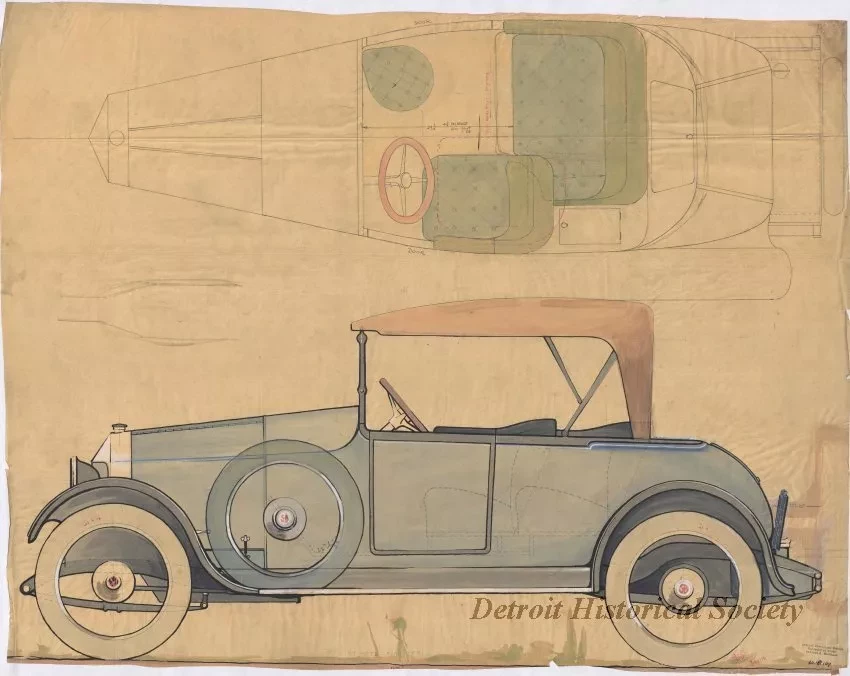Drawing - The Intimate Roadster