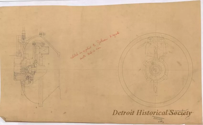 Drawing, Technical - Commercial Clutch Layout