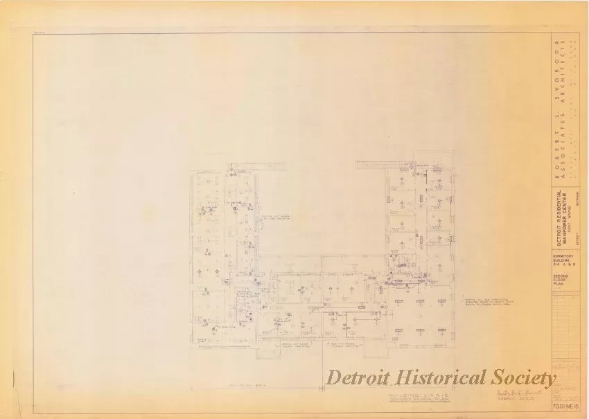 Blueprint - Detroit Residential Manpower Center
Fort Wayne, Detroit, Michigan