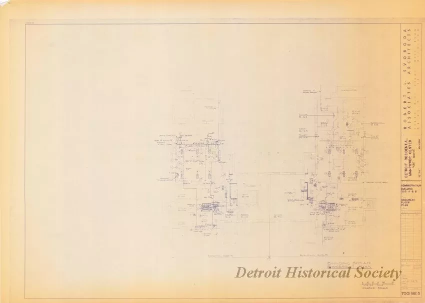 Blueprint - Detroit Residential Manpower Center
Fort Wayne, Detroit, Michigan
