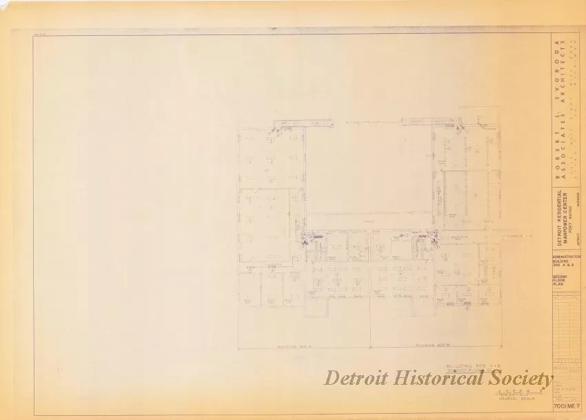Blueprint - Detroit Residential Manpower Center
Fort Wayne, Detroit, Michigan