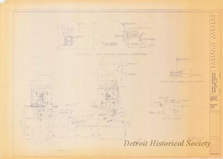 Blueprint - Detroit Residential Manpower Center
Fort Wayne, Detroit, Michigan