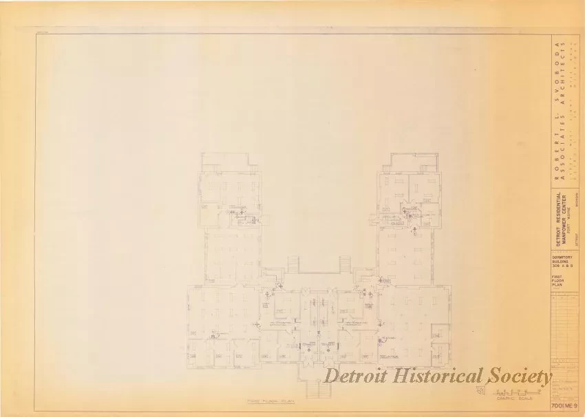 Blueprint - Detroit Residential Manpower Center
Fort Wayne, Detroit, Michigan