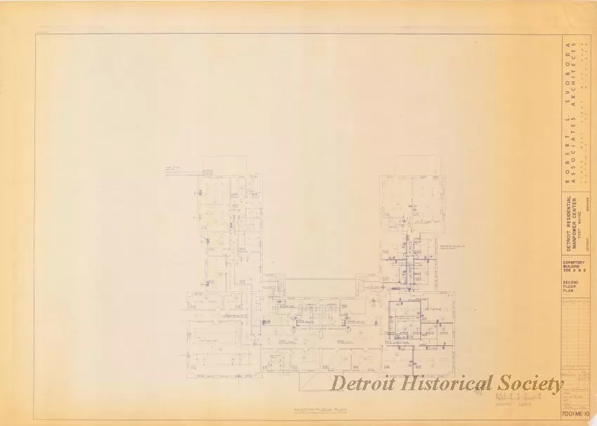 Blueprint - Detroit Residential Manpower Center
Fort Wayne, Detroit, Michigan