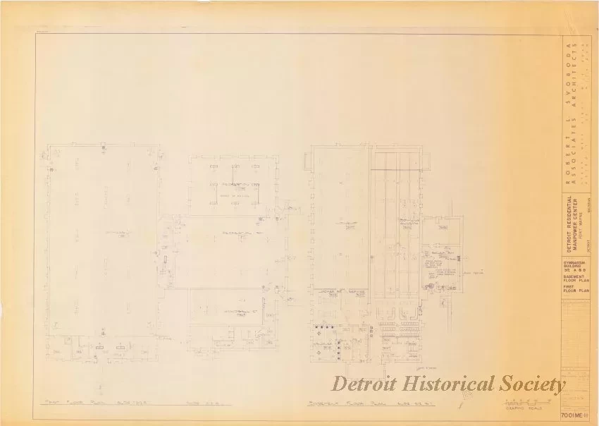 Blueprint - Detroit Residential Manpower Center
Fort Wayne, Detroit, Michigan