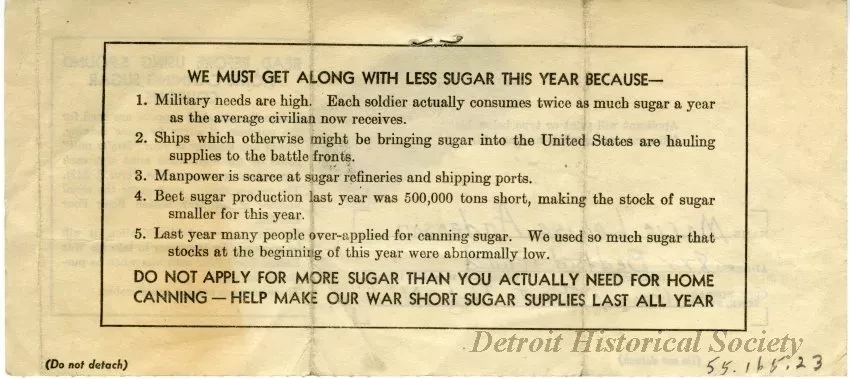 Coupon, Ration
