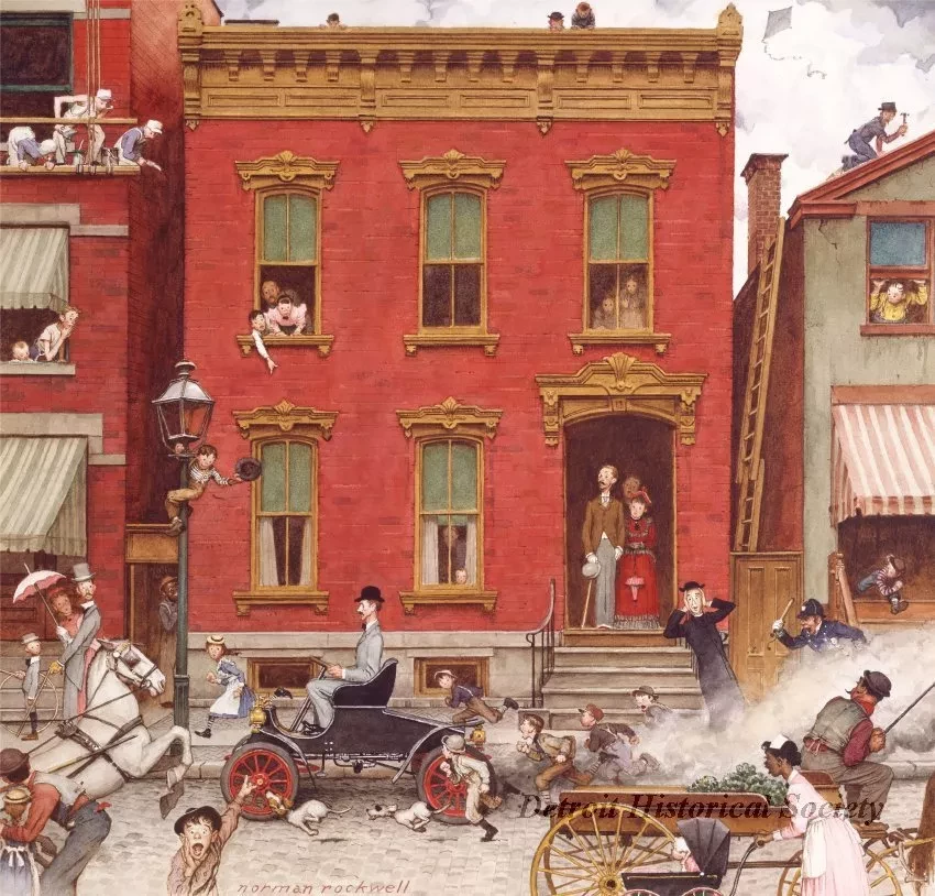 Painting - The Street was Never the Same Again