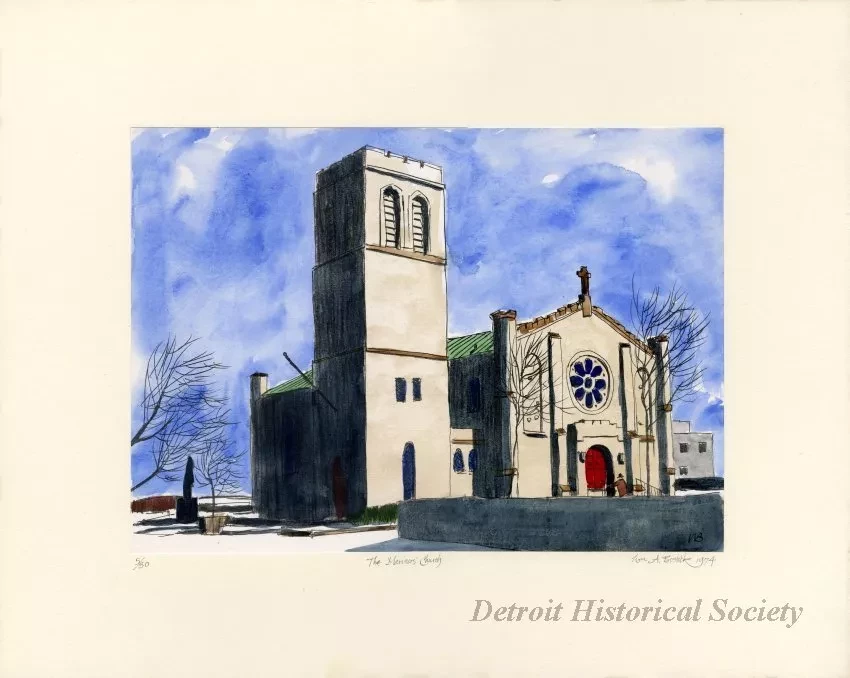 Lithograph - The Mariners' Church