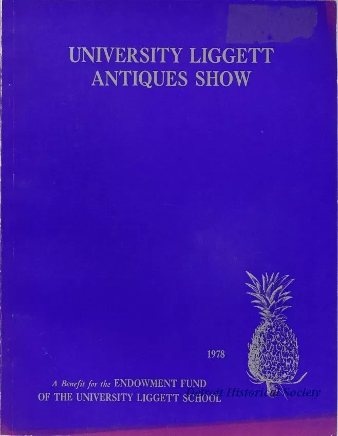 Program - University Liggett Antiques Show