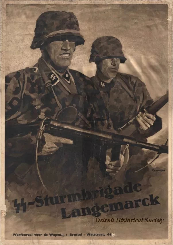 Poster - SS-Sturmbrigade Langemarck