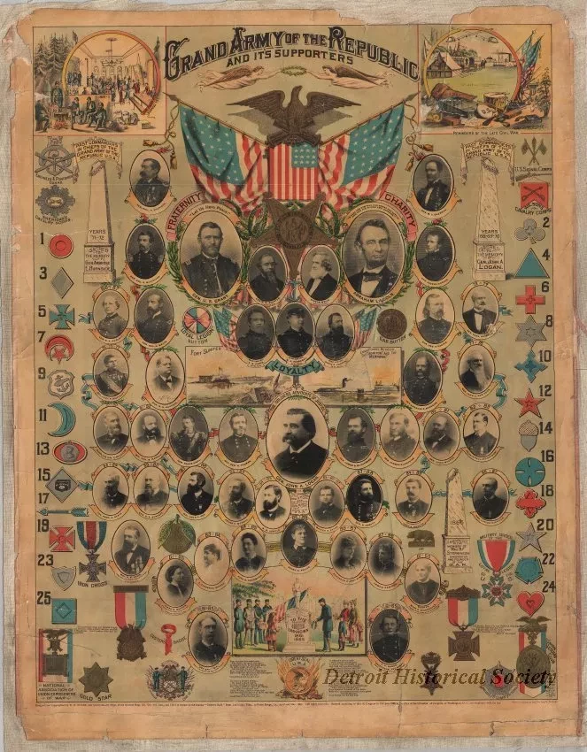 Poster - Grand Army of the Republic and Its Supporters