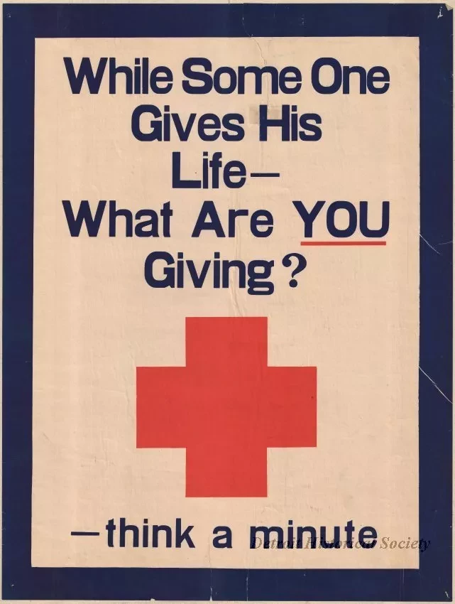 Poster - While Some One Gives His Life - What Are You Giving?