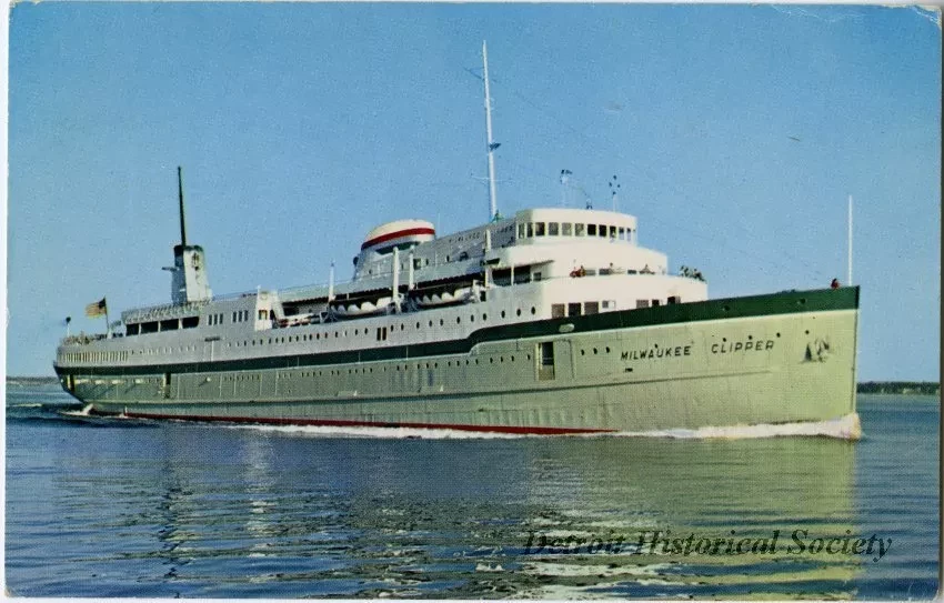 Postcard - S.S. MILWAUKEE CLIPPER