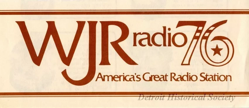 Brochure - WJR Radio 76 - America's Great Radio Station