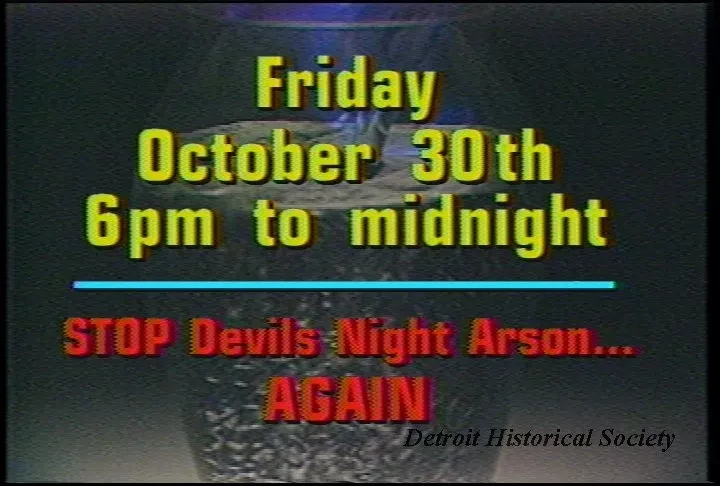 U-Matic - 1992 Devil's Night Spots
:30 Seconds
:10 Seconds
T.T. and Associates