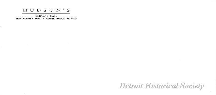 Envelope - Hudson's