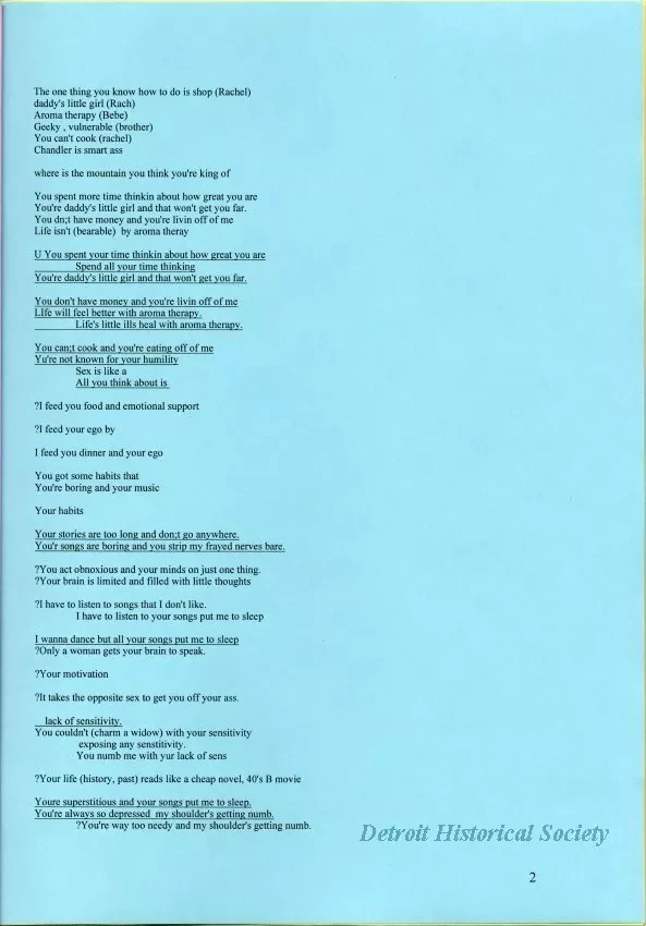 Lyrics, Song - Friends Like Us