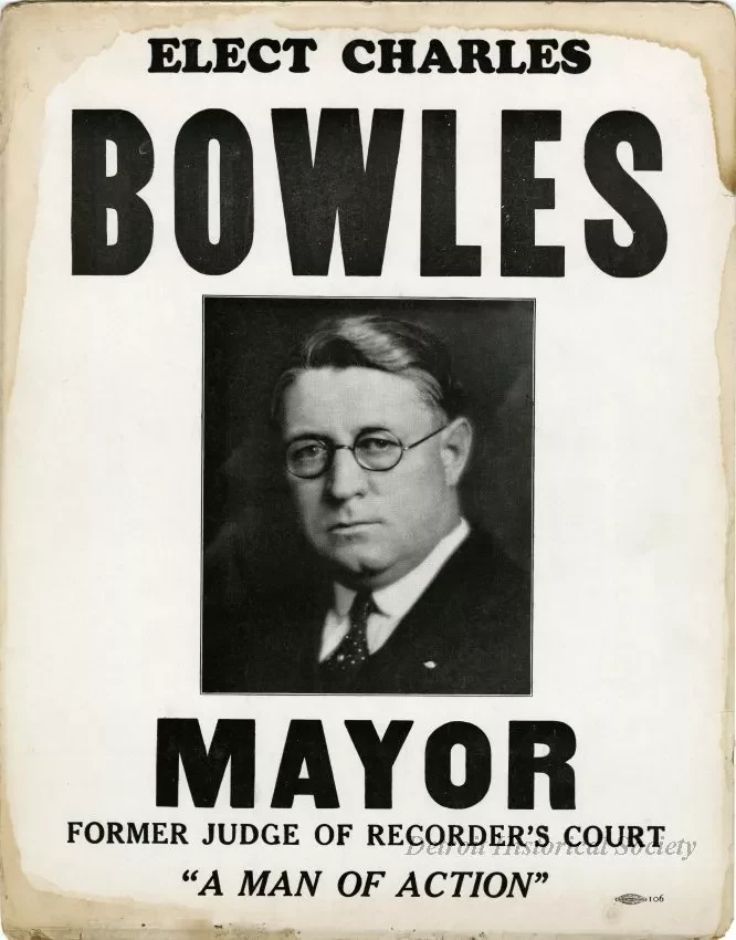 Poster, Political - Elect Charles Bowles Mayor