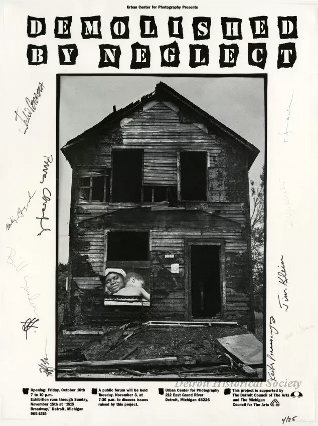 Poster - Demolished by Neglect