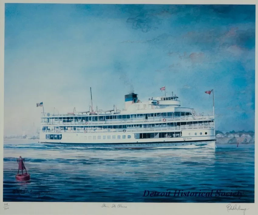 Print - Steamer St. Claire