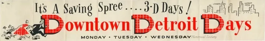 Sign - Downtown Detroit Days