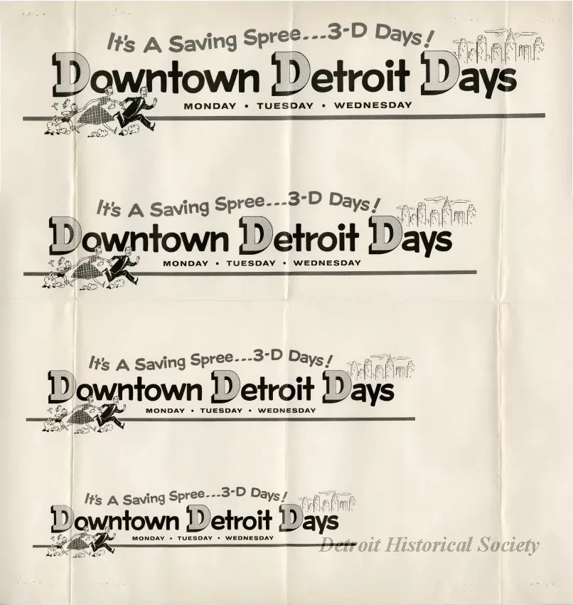 Sign - Downtown Detroit Days