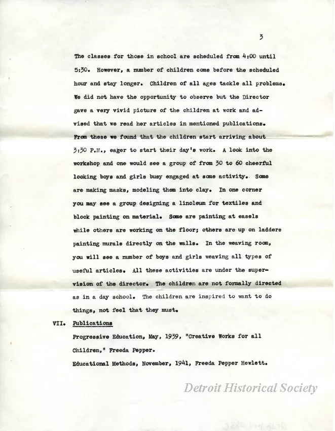 Manuscript - The Children's House