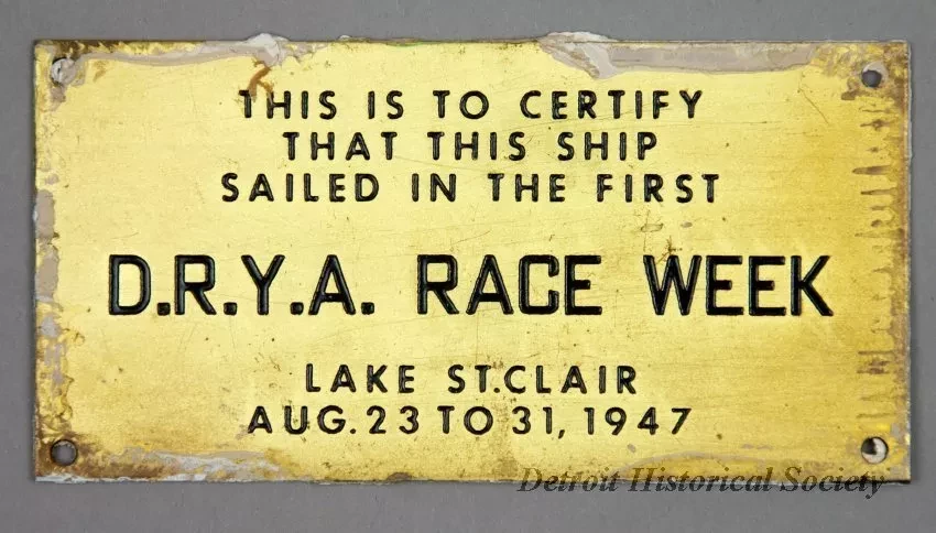 Plaque, Award