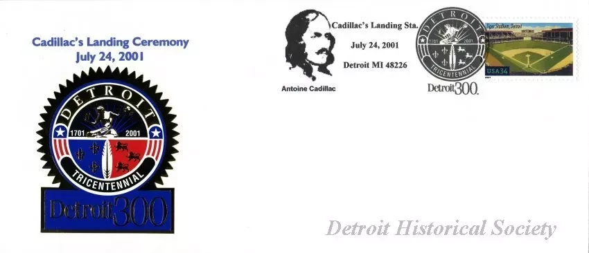 Commemorative - Cadillac's Landing Ceremony
July 24, 2001