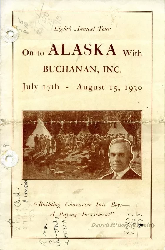 Brochure - Eighth Annual Tour
On To Alaska With Buchanan