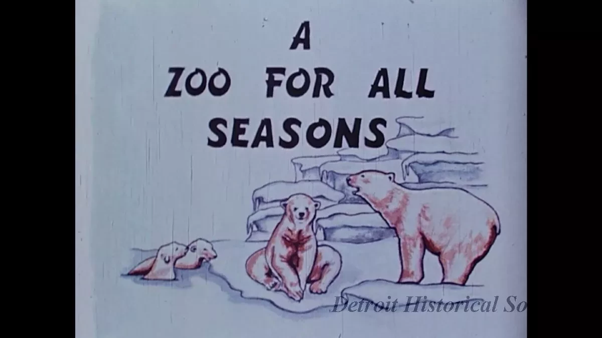 Film, Motion Picture - Detroit Zoological Park: A Zoo for All Seasons