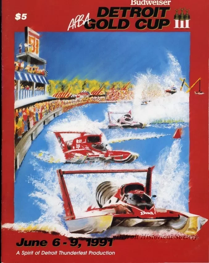 Program - Official Program, Detroit APBA Gold Cup Race, June 6-9,1991