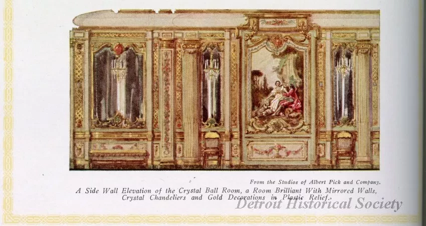 Booklet - The Book-Cadillac Hotel, Detroit, Michigan - Dhs_2000_005_004_14_detail_3_sf