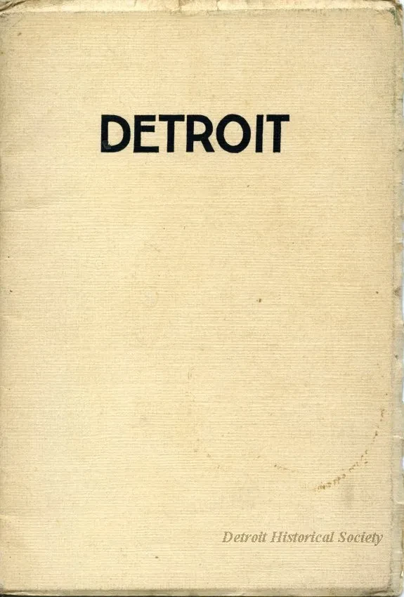 Booklet - Detroit