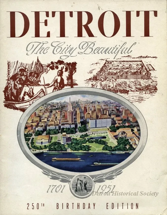 Magazine - Detroit - the City Beautiful, 1701-1951