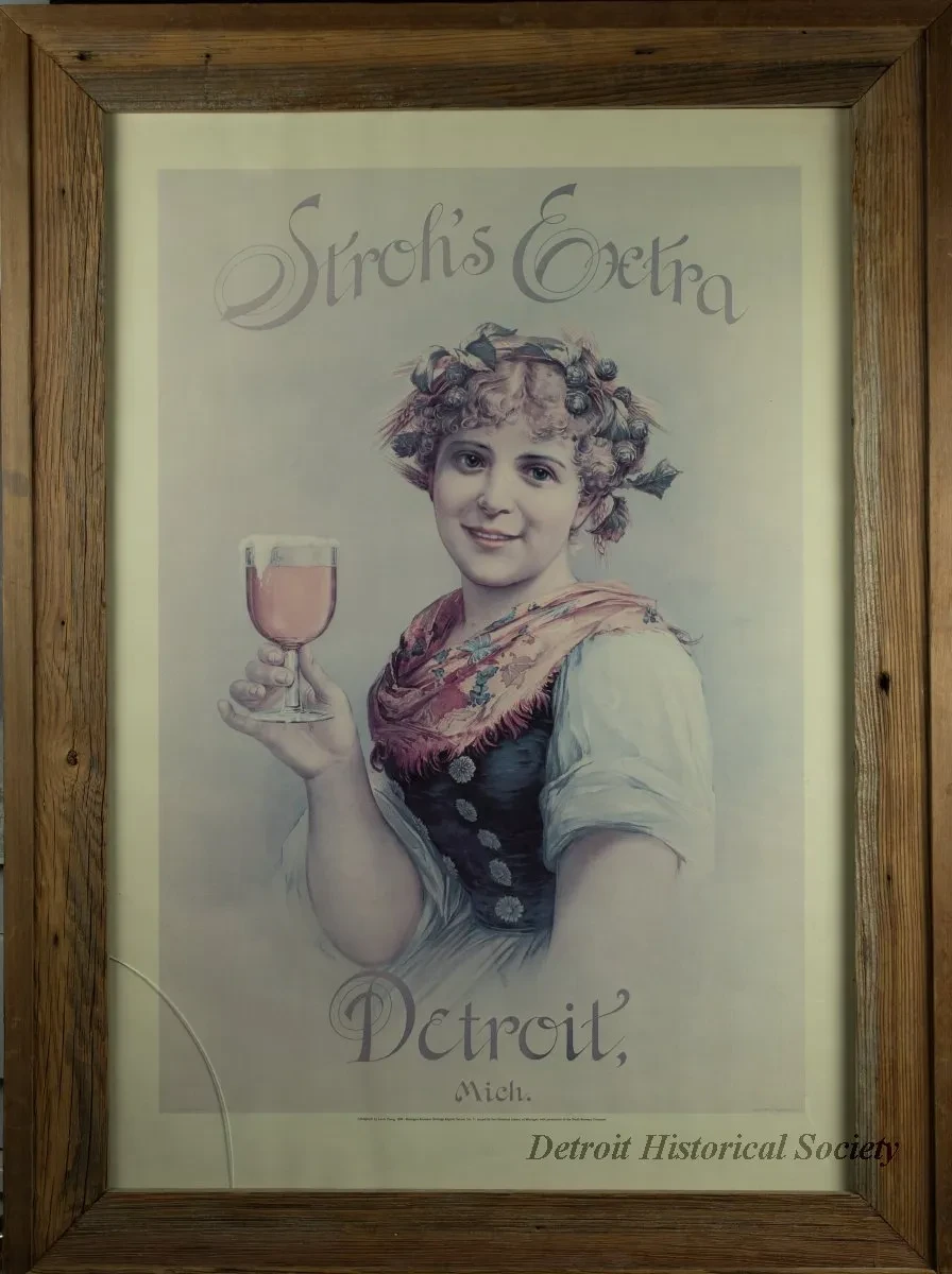 Sign, Advertising - Stroh's Extra