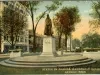 Postcard - Statue of Macomb, Washington Boulevard, Detroit, Mich.